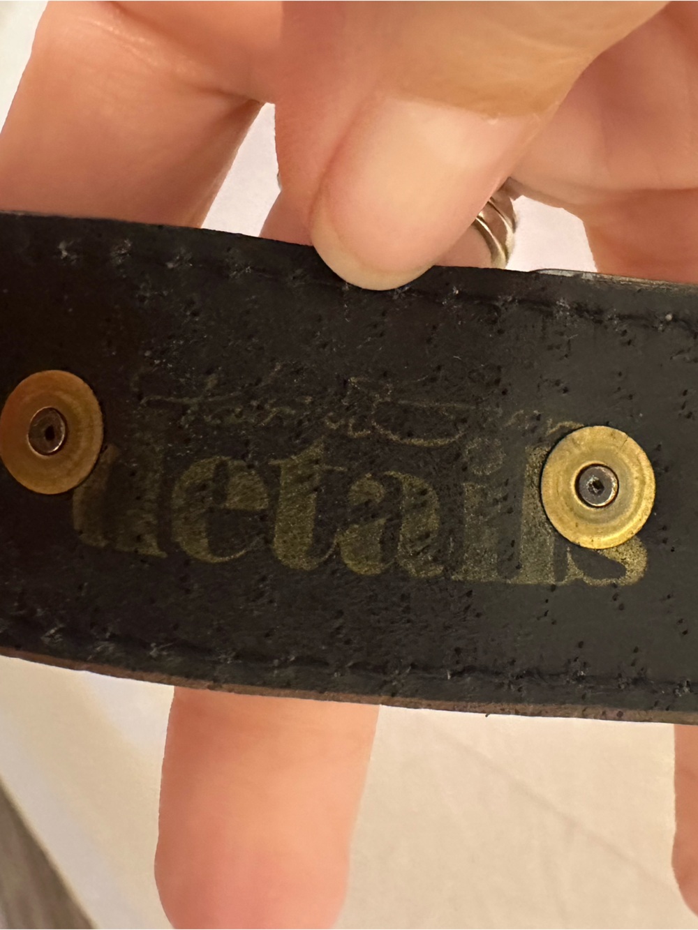Vintage Details USA Genuine Leather Concho Belt Cognac Tan Western Boho XS/S - Picture 5 of 10
